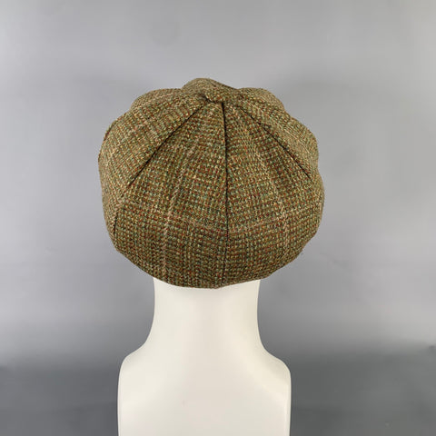SKYE WEAVERS Size XL Green Brown Woven Virgin Wool Hats