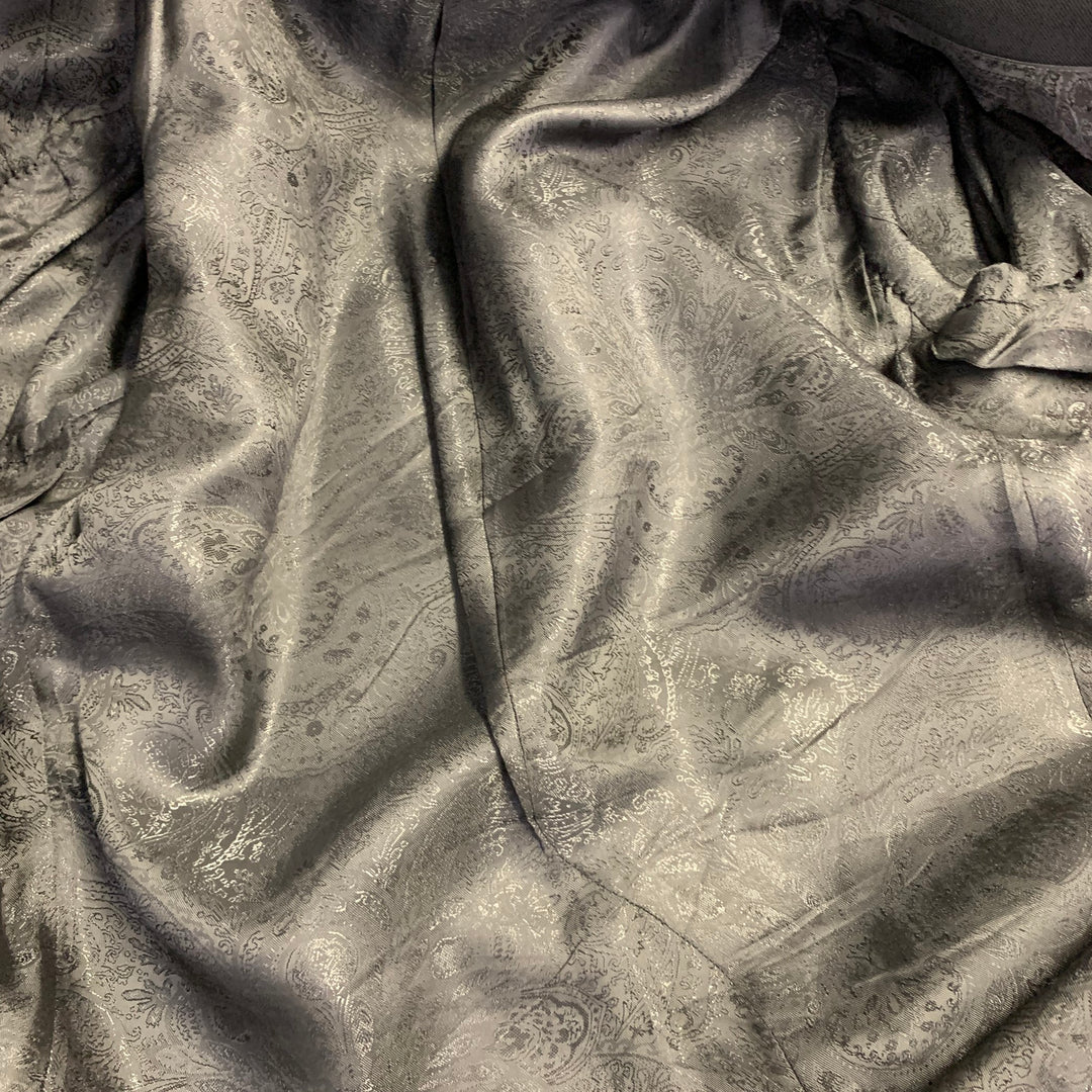 DOLCE & GABBANA Size 38 Regular Black Bee Applique Wool Blend Sport Coat