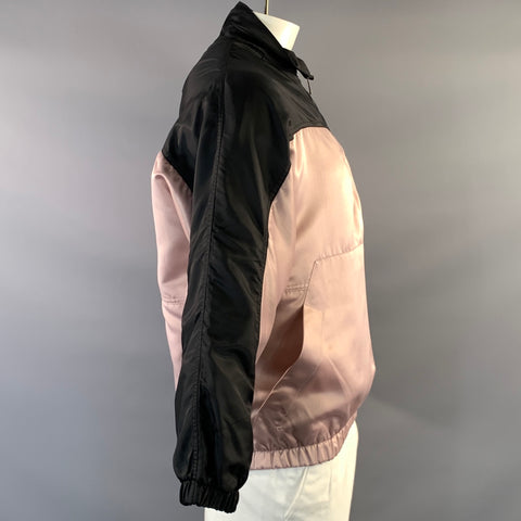 ENFANTS RICHES DEPRIMES ERD SS2019 Size L Pink Black Color Block Nylon Pullover Jacket