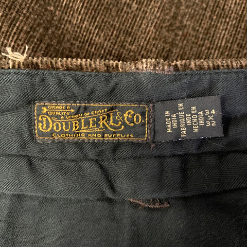 RRL by RALPH LAUREN Size 36 Brown Corduroy Cotton Straight Leg Pants