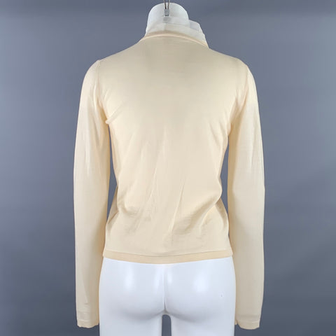 Cardigan en laine beige EMILIO PUCCI Taille S