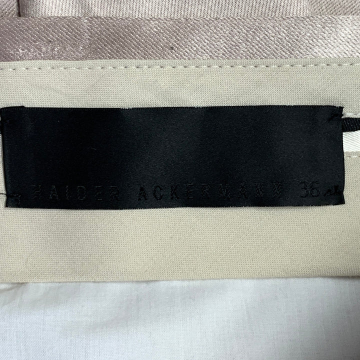 HAIDER ACKERMANN Size 32 Champagne Viscose Silk Satin Zip Fly Casual Pants