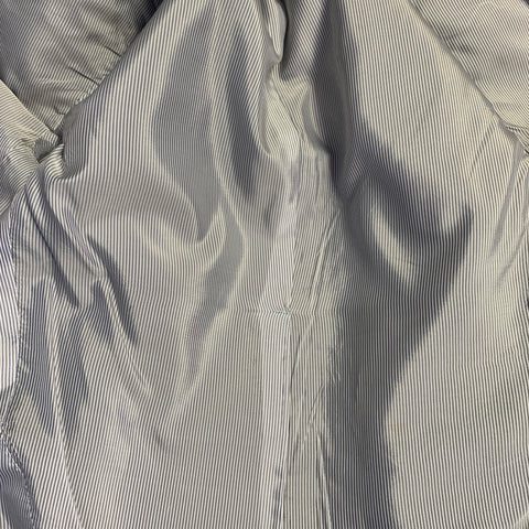 BAND OF OUTSIDERS Size 40 Grey Pinstripe Wool Single Breasted Sport Coat