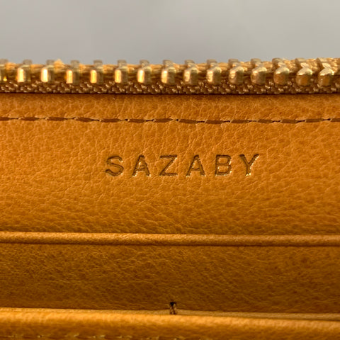 SAZABY Yellow Calf Hair Leather Wallet