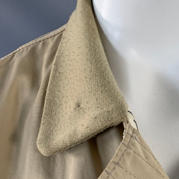 JUNYA WATANABE Size L Beige Twill Cotton Zip Up Jacket