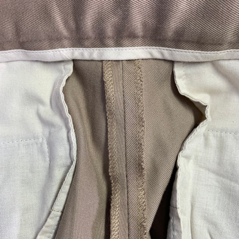 GUCCI Size 35 Tan Twill Cotton Casual Pants