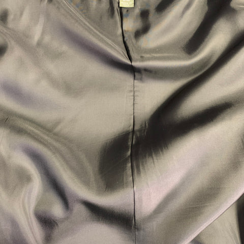 ERMENEGILDO ZEGNA Size M Black Textured Stripe Single Breasted Jacket