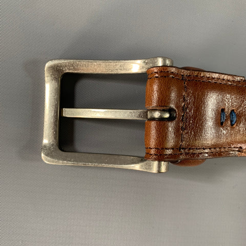 GoodFellow Co. Size XL Brown Cognac Leather Bonded Leather Belt