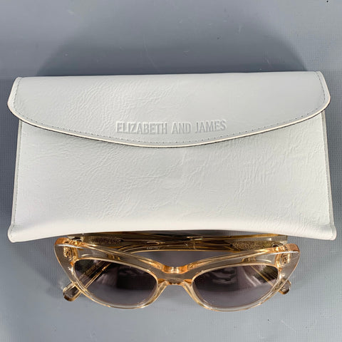 ELIZABETH and JAMES Vale Clear Acetate Cat Eye Sunglasses