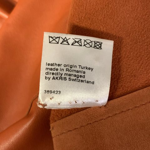 AKRIS Size M Leather Lambskin Sleeveless Casual Top