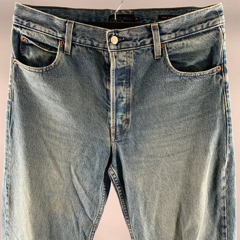 ALEX MILL Size 32 Blue Light Wash Cotton Relaxed fit Jeans