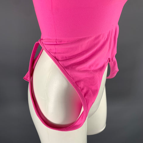 HELMUT LANG Size XS Pink Nylon Spandex Bralette Top
