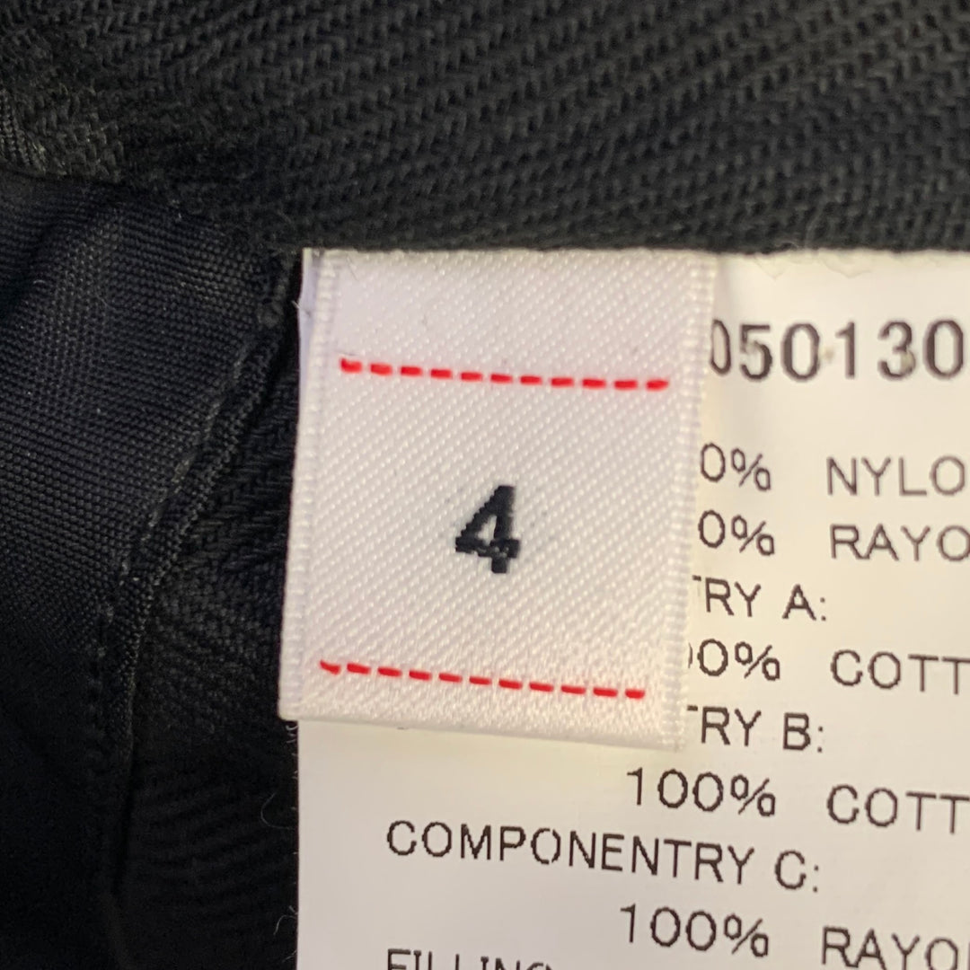 VISVIM Size L Black Nylon Reversible Bomber Jacket