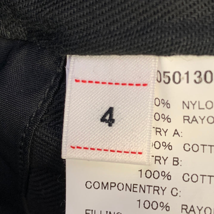 VISVIM Size L Black Nylon Reversible Bomber Jacket