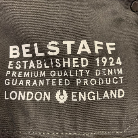 BELSTAFF Size 34 Green Cotton Blend Skinny 5 Pocket Jeans