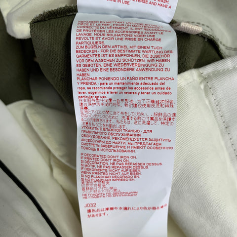 MARNI Size 2 Green Olive Cotton Linen Twill Flat Front Casual Pants