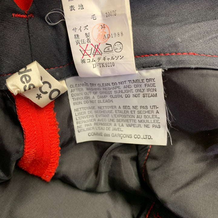 COMME des GARCONS Size M Red Wool Jodhpurs Dress Pants