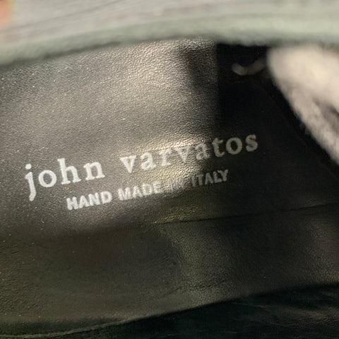 JOHN VARVATOS Size 9 Black Leather Oxford Lace Up Shoes
