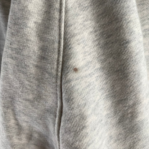 Y-3 Size L Grey Heathered Polyester Blend Sweat Shorts