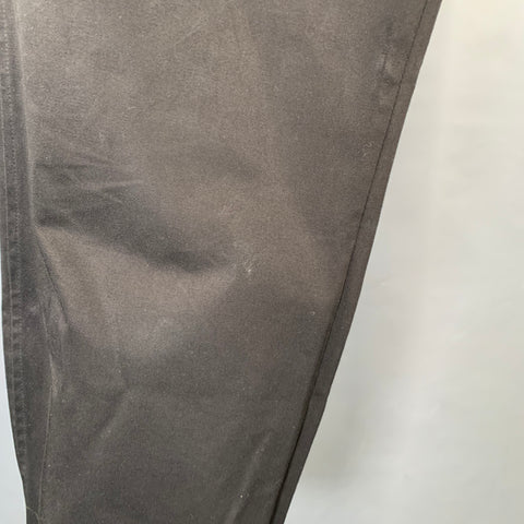 MARNI Size 32 Black Twill Cotton Belted Casual Pants