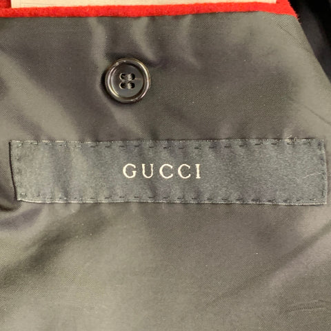 GUCCI by TOM FORD Size 40 Red Cashmere Notch Lapel Sport Coat