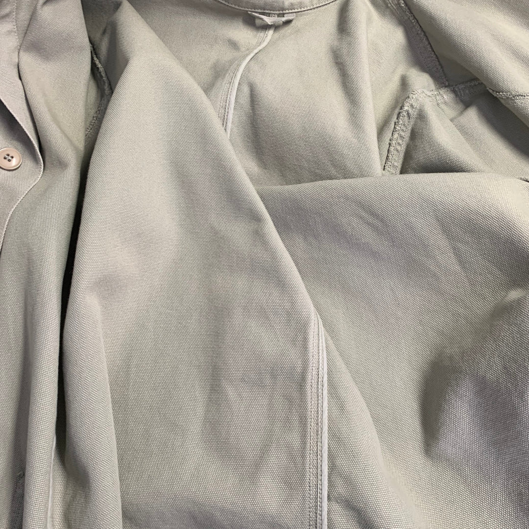 EMILE LAFAURIE Size XXL Braque Grey Cotton Chore Coat