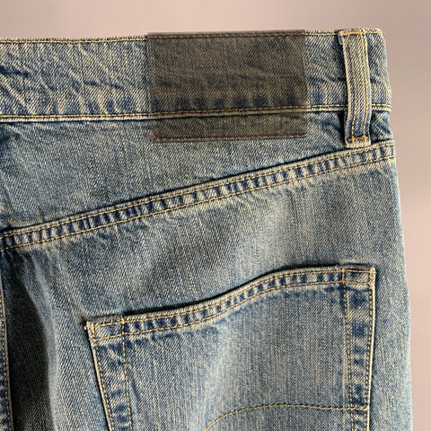 OUR LEGACY Size 31 Blue Cotton Relaxed Fit Jeans