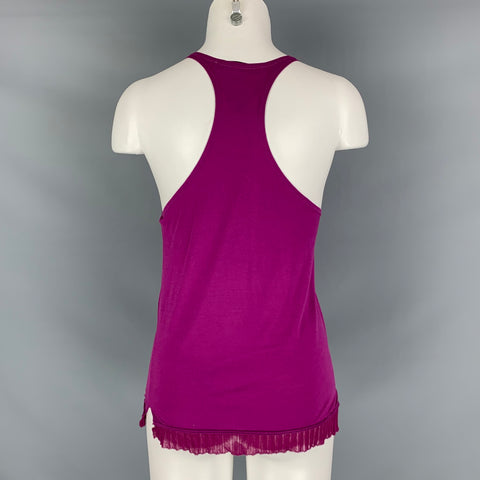 STELLA McCARTNEY Taille 2 Débardeur décontracté en coton violet