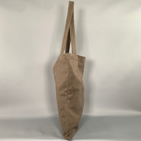 DRKSHDW Khaki Olive Cotton Canvas Tote Bag