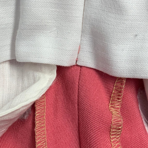 PAUL SMITH Size 31 Pink Twill Wool Flat Front Cuffed Dress Pants