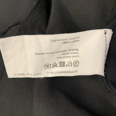 ASKYY TOKYO Size M Black Cotton Double Layer Vest