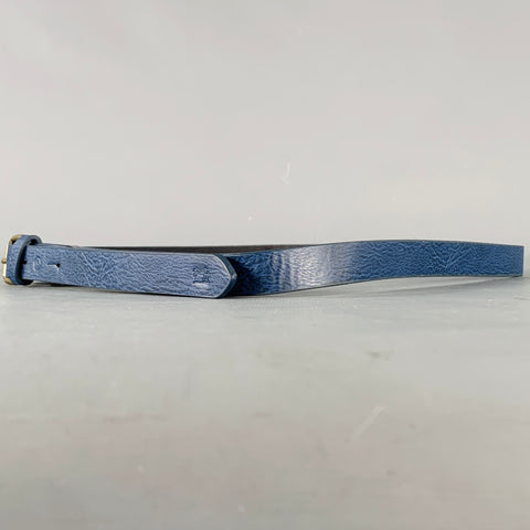 SCOTCH AND SODA Size 38 Blue Leather Belt