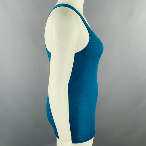 TSE Size L Blue Racerback Casual Top