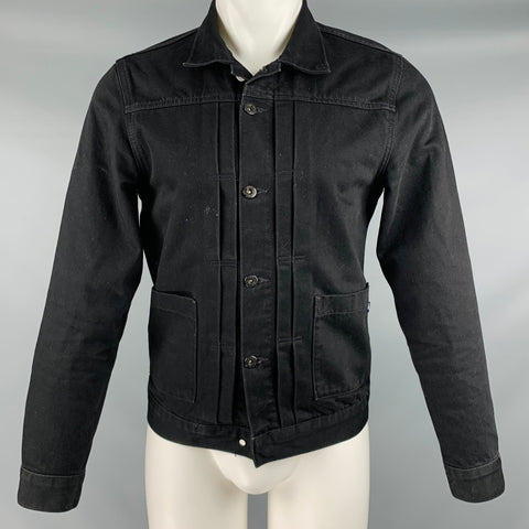 LEVI STRAUSS Size S Black Cotton Worker Jacket