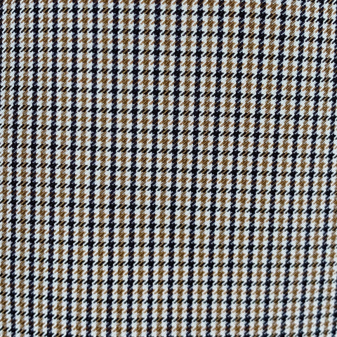 A.P.C. Size XL Tan Brown Plaid Cotton Polyester Coat