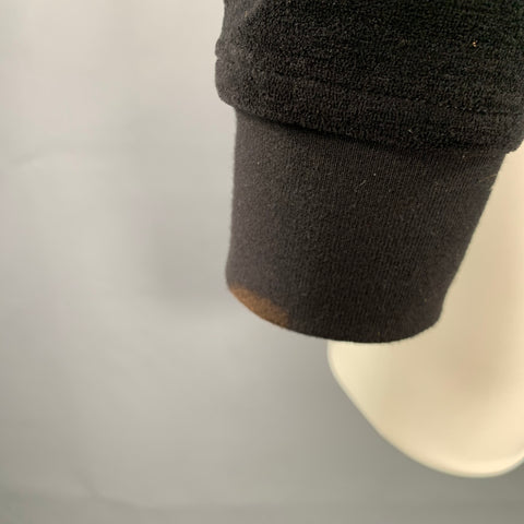 TODD SNYDER Taille XS Noir Tissu éponge Coton Polyester Sweat-shirt