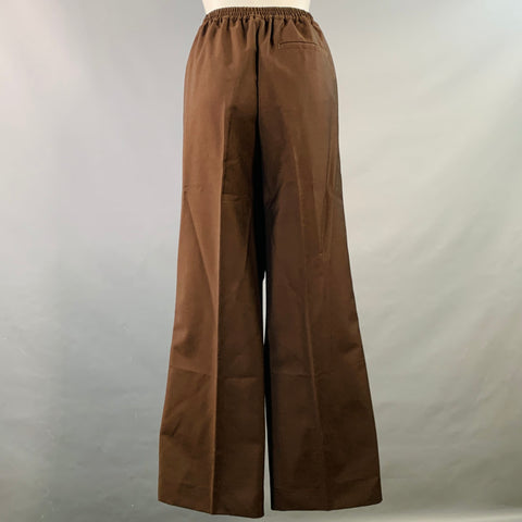 ACNE STUDIOS Size M Brown Wool Mohair Elastic Waistband Casual Pants