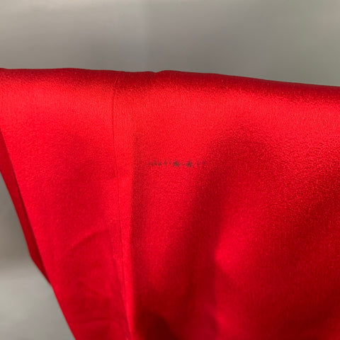 HAIDER ACKERMANN Taille S Pantalon décontracté droit en acétate de soie satiné rouge à braguette zippée