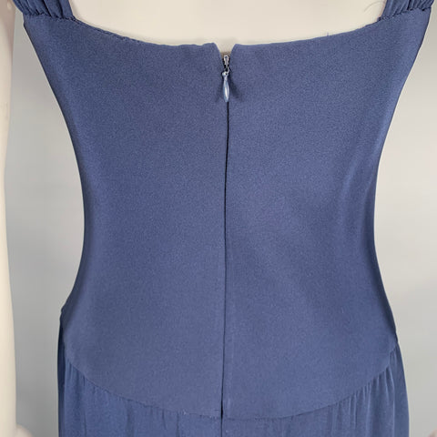 CAROLYNE ROEHM Size S Navy Long Gown Evening Wear