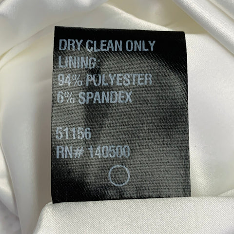 T-shirt long RtA en mélange de polyester à sequins blanc, taille S