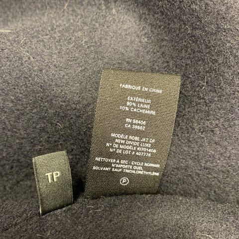 THEORY Size S New Divide Luxe Black Wool Cashmere Belted Jacket