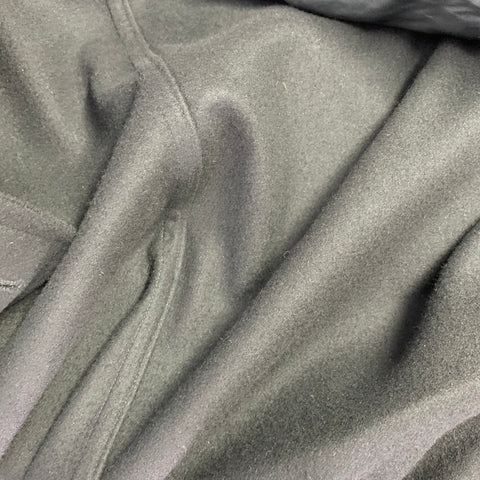 BURBERRY LONDON Size 50 Black Wool Double Breasted Coat