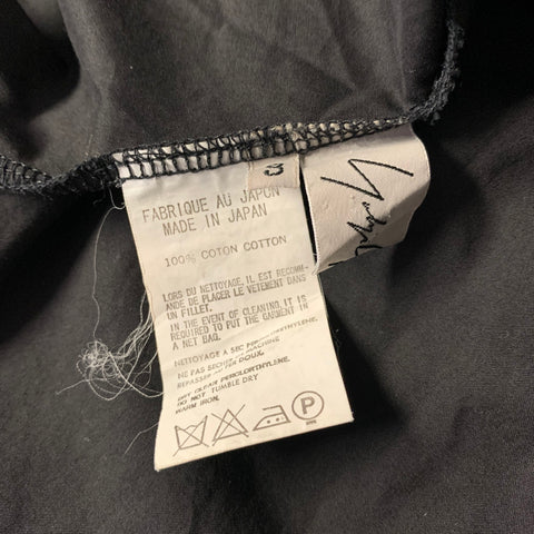 YOHJI YAMAMOTO Size M Black Cotton FN-B10-004 Open Front Cardigan  Womens