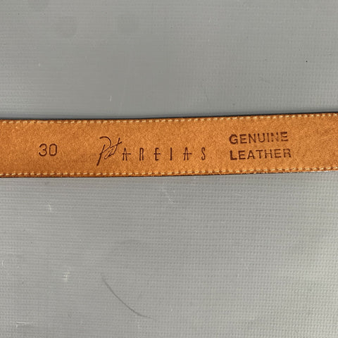 PAT AREIAS Size 30 Brown Leather Belt
