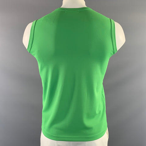 COMME des GARCONS 2023 Size L Green Polyester Crew Neck Tank Top