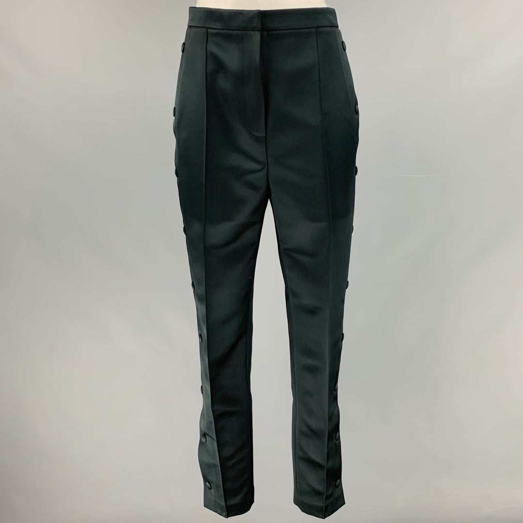 black polyester dress pants Twillory Men's Performance Pants - True Black - Trim Fit, Wrinkle-Resistant, 4-Way Stretch