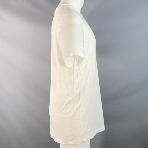 ISABEL MARANT Size M White Linen Crew Neck T-shirt