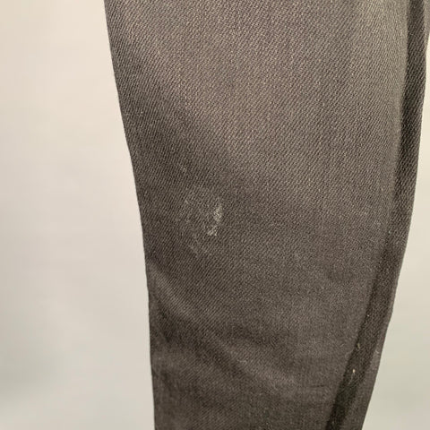 DIESEL Size 27 Sleenker Black Cotton Blend Skinny Slim Button Fly Jeans