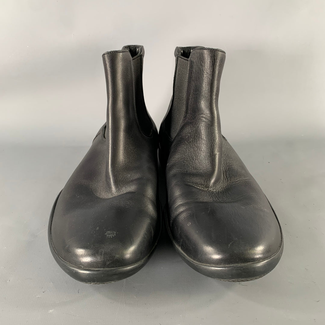 PRADA SPORT Size 9 Black Leather Boots – Sui Generis  display picture 3