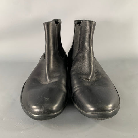 PRADA SPORT Size 9 Black Leather Boots